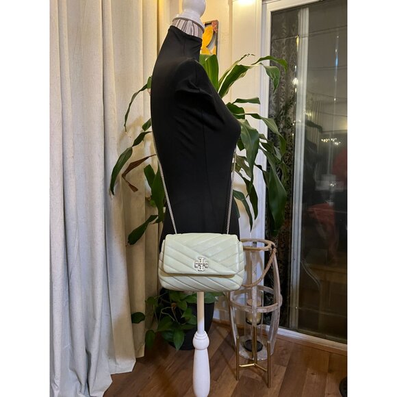 AUTHENTIC TORY BURCH SAGE GREEN KIRA HANDBAG - Picture 10 of 10